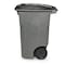 Toter Toter 64 Gal. Trash Can Graystone with Quiet Wheels and Lid ANA64 - alternate 5